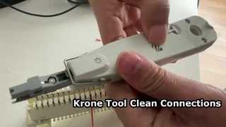 Come utilizzare lo strumento Krone Punch Down per il modulo Krone