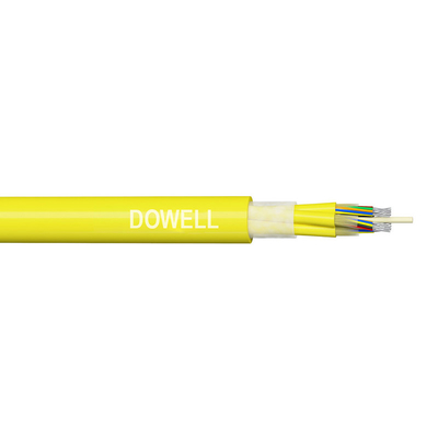 Cable a fibra ottica gialla multiuso stratificato per Lan New York