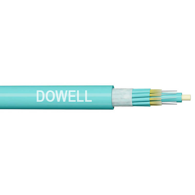 LSZH Sheath Multi-purpose Breakout Fiber Optic Cable per interni 2 Core 12 Core Long Distance GJFJHV