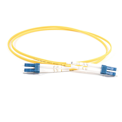 Cavo patch cord in fibra ottica Simplex Dx LC UPC a LC UPC LSZH 3.0MM, 5 metri