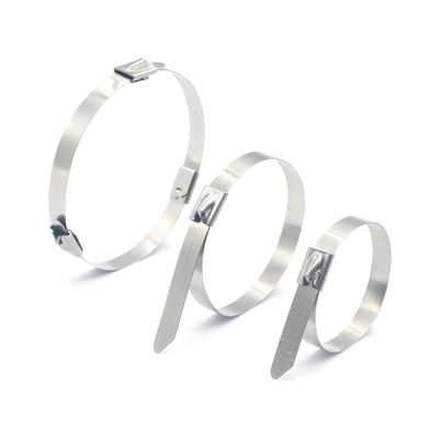 Metallic Self-locking Zip Ties 100pcs/bag Stainless Steel Cable Ties 304/316/201 Banding