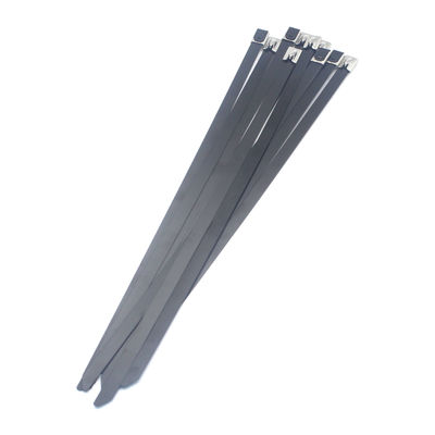 Ball Lock Stainless Steel Epoxy Coated Cable Tie for Extreme Temperature Environments