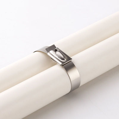 Anti-corrosion Ball Lock Cable Ties with Stainless Steel Material -80° to 538° C