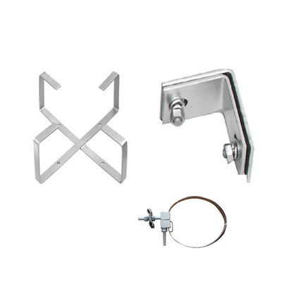 Hot Dip Galvanized Flat Iron Down Lead Clamp for Tower Used Conductor Clamp of Cable