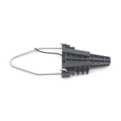 Black 2 Wires Insulating Dead End Clamp Wedeg Shaped