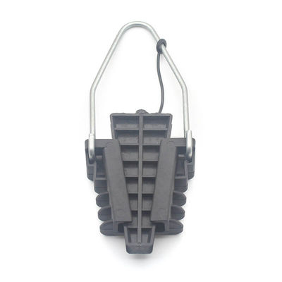 Black 2 Wires Insulating Dead End Clamp Wedeg Shaped