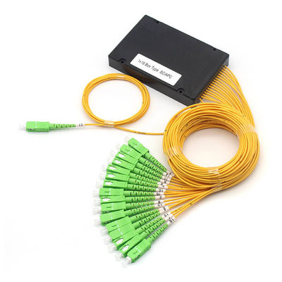 Box Type Fiber Optic PLC Splitter 1.5 Meter With SC APC Connector