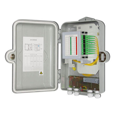 Fiber Optic Ftth Outdoor Box 1:4 1:8 1:16 1:32 Plc Splitter Distribution Box
