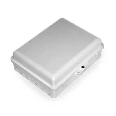 White Fiber Optic Distribution Box 24 SC Adapters Indoor For Wall Mount