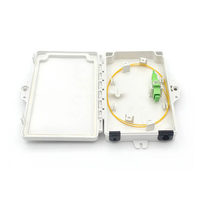 Telecommunications Fiber Optic Distribution Box  With 1 Core SC Single Adapter