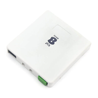 2 Cores 4 Cores Fiber Optic Terminal Socket ABS Plastic For FTTH