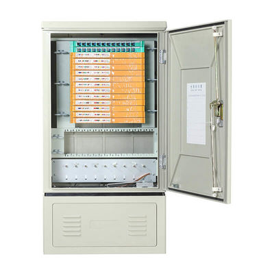 96F 144F 288F Outdoor SMC Fiber Optic Cross Cabinet