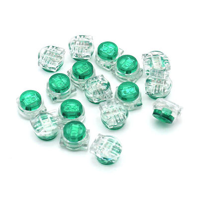 Gel Filled Green  Butt Connector Terminals Clear Plastic Case