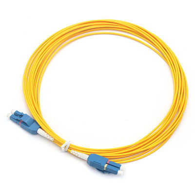 Duplex LC UPC to LC UPC Fiber Optic Patch Cord for Single Mode Uniboot