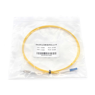 High Speed Singlemode OM3 Fiber Cable 3.0mm Duplex LC Cable Mpo To LC