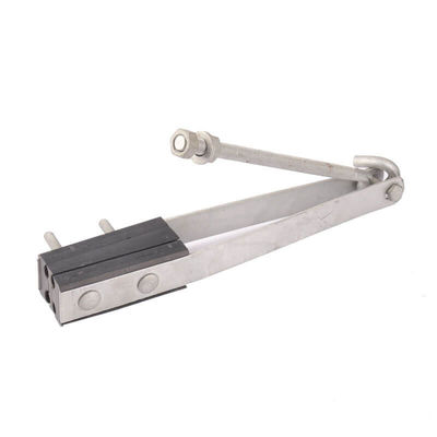 Aluminum Alloy Optical Cable Anchor Clamp For 4 conductors To Pole Or Wall