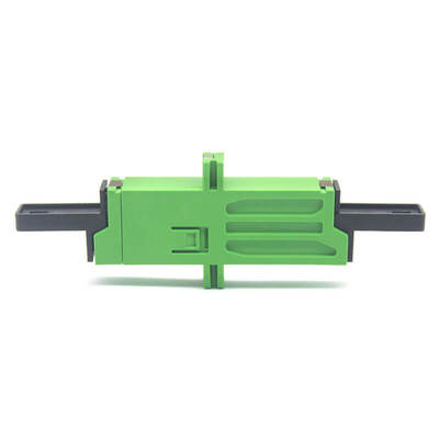 E2000 APC Simplex Fiber Optic Adapter 0.2dB Insertion Loss