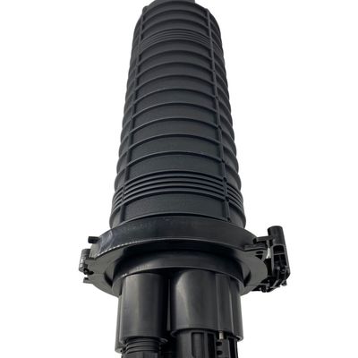 2 In 4 Out Ports FTTH Splice Enclosure Vertical Box with 144F Capacity and 6 Pcs of 24 Core Splice Tray