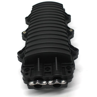 PP ABS 24 Cores Inline Fiber Optic Enclosure with 2 In 2 Out Ports for Secure Splicing