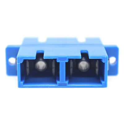 CATV System Fiber Optic SC/UPC Single Mode Adapter with 0.2dB Insertion Loss and 500 Cycle Durability Flange Mounted