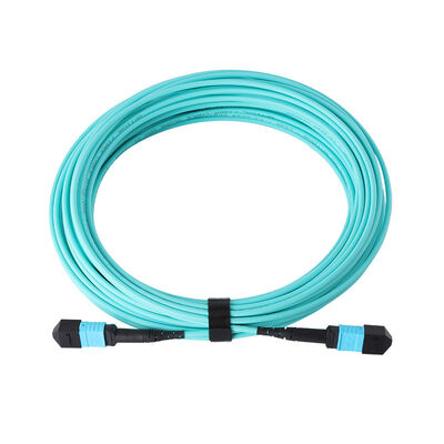 12/8/24 Fibers MPO to MPO OM3 Multimode Fiber Optic Patch Cord