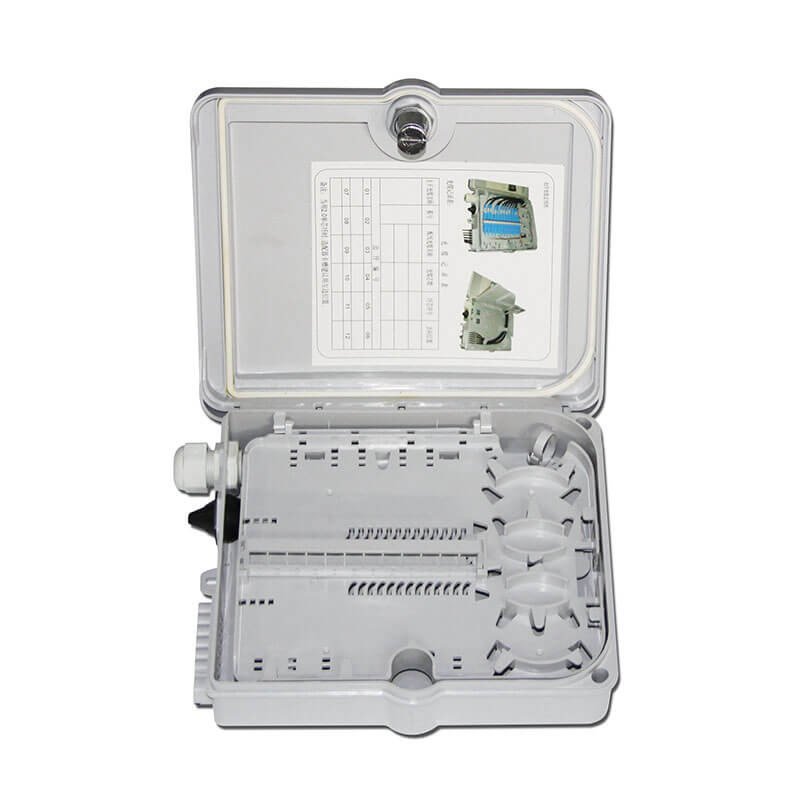 12 Cores Fiber Optic Distribution Box For FTTX Networks Max 12 FTTH Drop Output