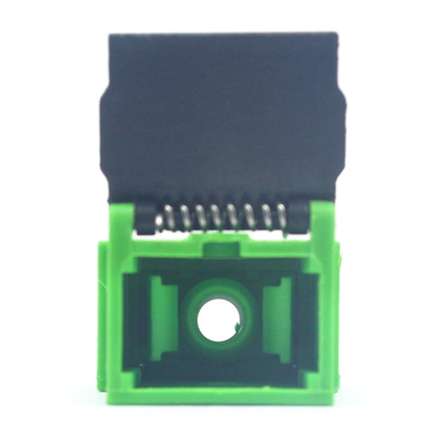 0.2 dB Durabilità SC APC o UPC Simplex SM Adapter in fibra ottica con obturatore automatico flessibile