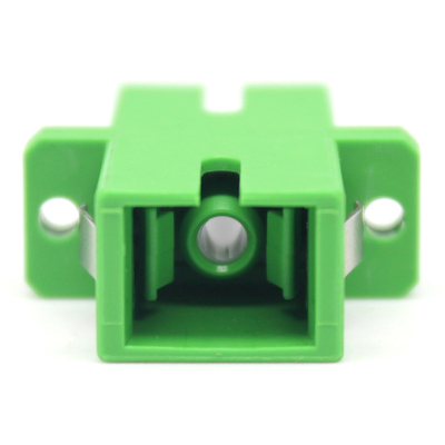 Adaptore a fibra ottica simplex a modalità singola con flange e bassa perdita di inserimento di 0,2 dB