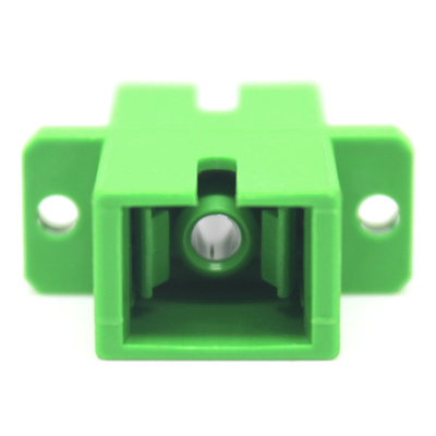 Adaptore a fibra ottica simplex a modalità singola con flange e bassa perdita di inserimento di 0,2 dB