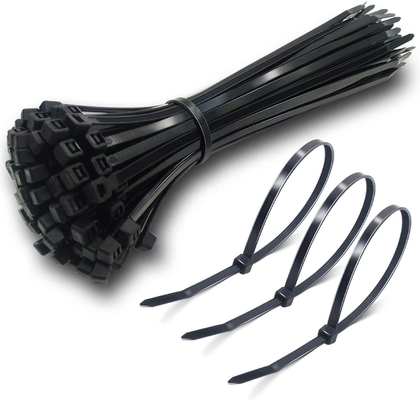 Auto bloccante 100pcs di nylon legami per cavi resistenti ai raggi UV piastrelle di cavi PA66 materiale uscita