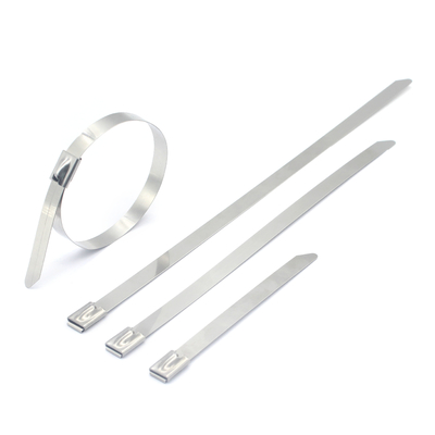 Cravate a cerniera auto-bloccanti metalliche 100pcs/sacco Cravate a cavo in acciaio inossidabile 304/316/201