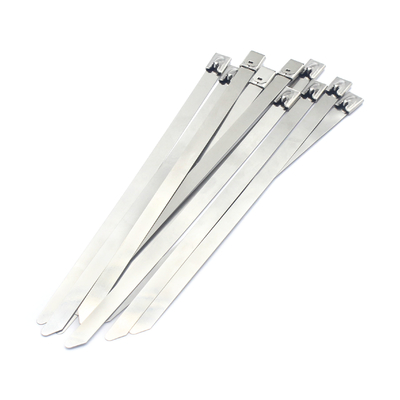 Cravate a cerniera auto-bloccanti metalliche 100pcs/sacco Cravate a cavo in acciaio inossidabile 304/316/201