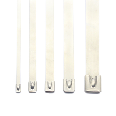 Cravate a cerniera auto-bloccanti metalliche 100pcs/sacco Cravate a cavo in acciaio inossidabile 304/316/201