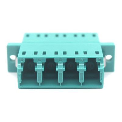 Sistema CATV stabile L'adattatore a fibra ottica quadruplesso multimodo OM3 con flangia