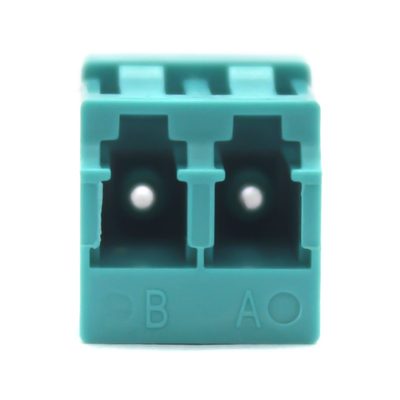 basso tipo LC PC OM3 Multimode Duplex Fiber Optic Adapter per test di carico ≥ 70 N Perdita di inserimento 0,2dB