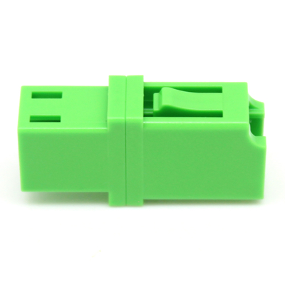 FTTH Single-Mode Simplex Green LC APC Adapter in fibra ottica con prova di carico ≥ 70 N