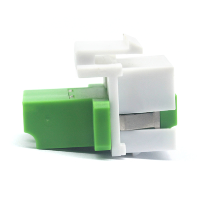 Fibra ottica LC APC Duplex Keystone Adapter con persiana interna Sistema CATV Essential