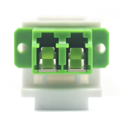 Fibra ottica LC APC Duplex Keystone Adapter con persiana interna Sistema CATV Essential