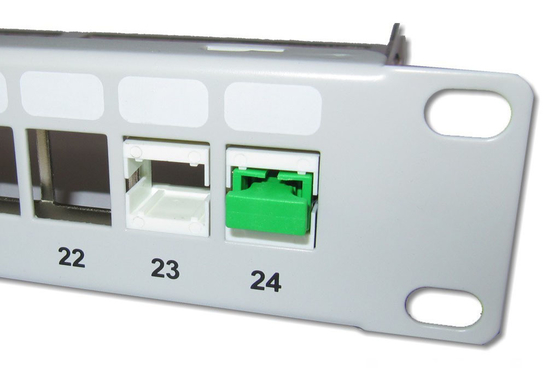 Fibra ottica LC APC Duplex Keystone Adapter con persiana interna Sistema CATV Essential