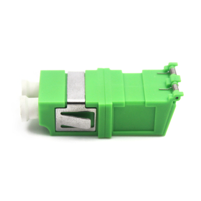 FTTH LC Duplex Fiber Optic Adapter con Flip Automatic Shutter