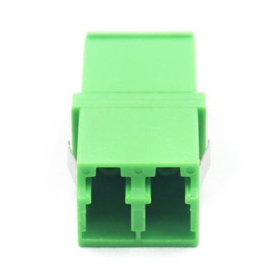 FTTH LC Duplex Fiber Optic Adapter con Flip Automatic Shutter