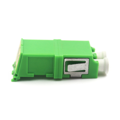 FTTH LC Duplex Fiber Optic Adapter con Flip Automatic Shutter