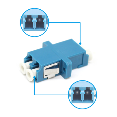 Prova di carico ≥ 70 N con SM DX 9/125um LC APC UPC Duplex Adapter e Flange