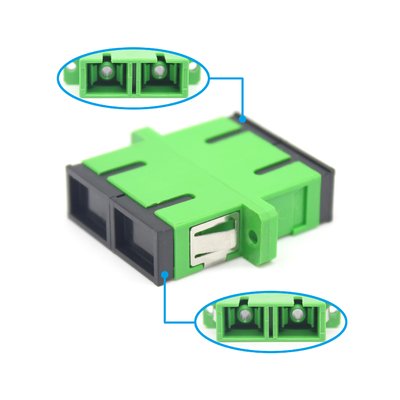 Sistema CATV Multimode Duplex Mini Sc Apc Adapter in fibra ottica con flangia