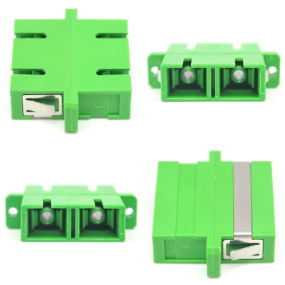 Sistema CATV Multimode Duplex Mini Sc Apc Adapter in fibra ottica con flangia