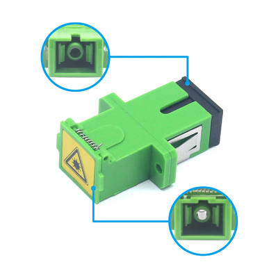 0.2dB Insertion Loss SC APC Single Mode Fiber Adapter per l'installazione di reti 3G