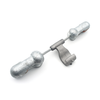 Acciaio galvanizzato Power Clevis Ball Eye Fittings per anello appeso ad angolo destro