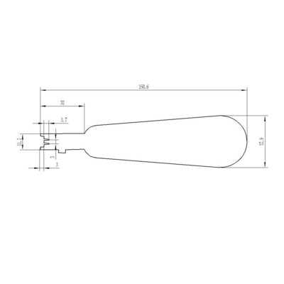ODM supportato Multi-funzione 5E Nortel IBDN Modulo 110 Tipo Impact Network Punch Down Tool