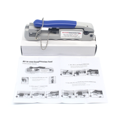 Crimper coassiale regolabile per connettori IEC della serie 6 FRS 59 DRS 59