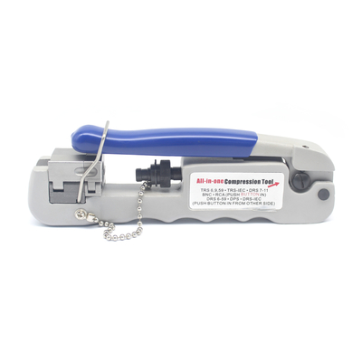 Crimper coassiale regolabile per connettori IEC della serie 6 FRS 59 DRS 59